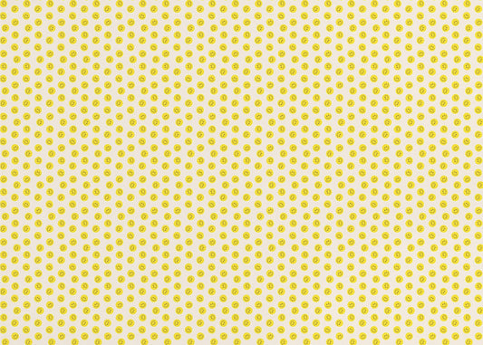 Gelbe Smileys (Musterdesign) | Leinwand