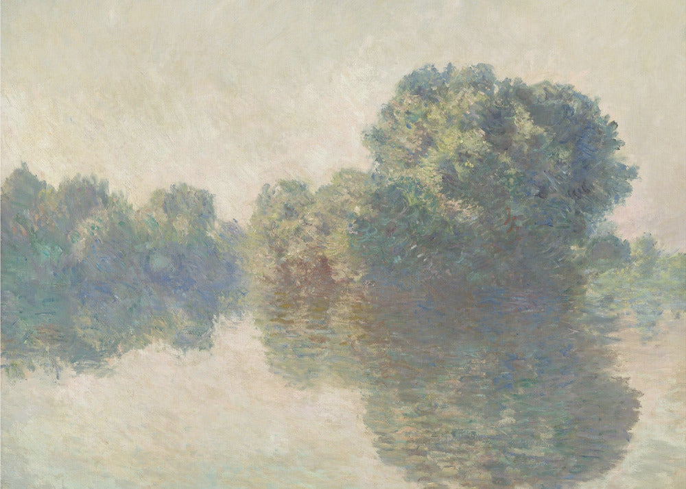 Die Seine bei Giverny von Claude Monet (1897) | Leinwand