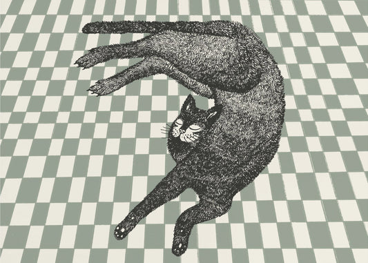 Sleeping Cat III | Canvas