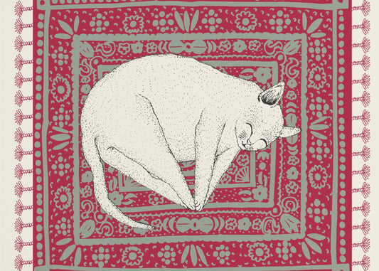 Sleeping Cat VI | Canvas