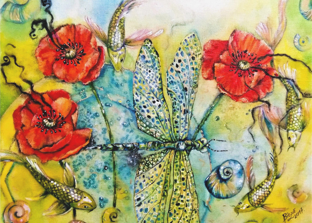 Mohngeschichte | Leinwand