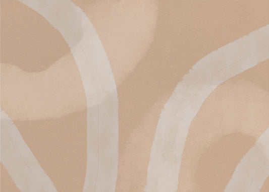 Neutrales abstraktes Aquarell. Minimalistisch in Pastellfarben Nr. 5 | Poster
