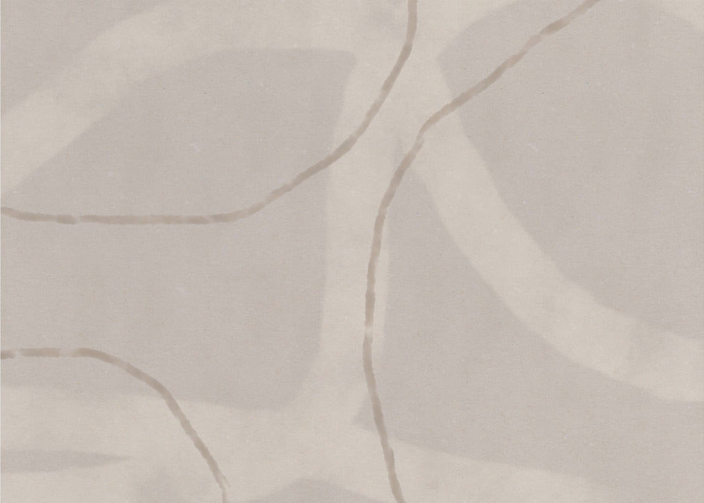 Neutrales abstraktes Aquarell. Minimalistisch in Pastellfarben Nr. 1 | Poster