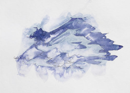 Kampfjet-Studie (Indigo 4) | Poster