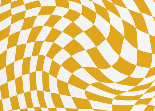 Yellow Checkerboard | Canvas