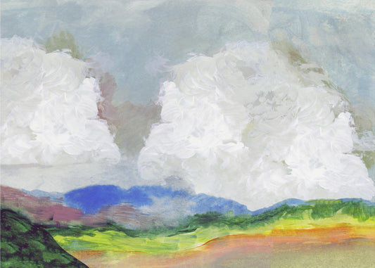 Große Wolkenlandschaft 2 | Poster