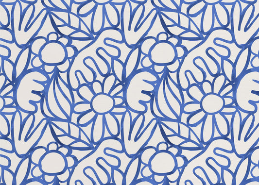 Florales Harmonie-Labyrinth | Poster