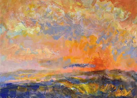 Fiery Dusk Skies | Canvas