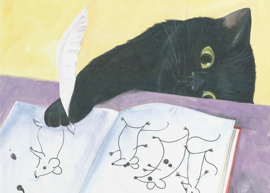 Katzenartige Fantasie | Leinwand