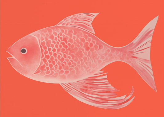 Red Fantasy Fish | Canvas
