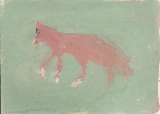 The Fox In Muted Tones | Canvas