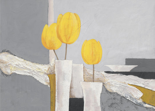 Golden Tulip Trio | Canvas