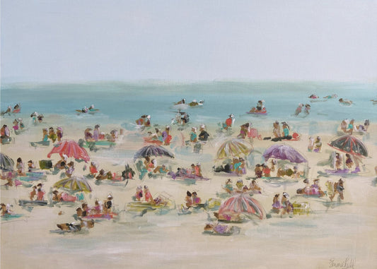 Impressionist Beach Scene | Canvas