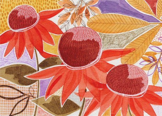Layered Botanical Watercolour | Canvas