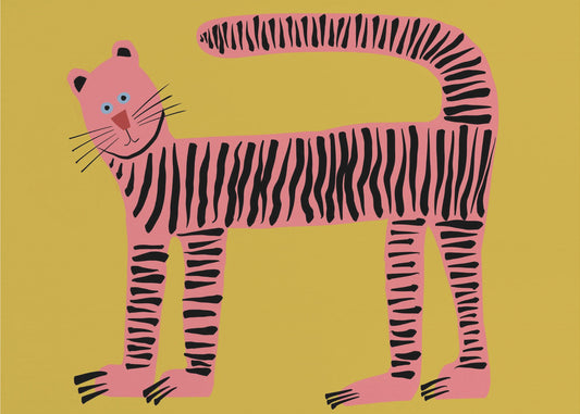 Tiger cat yellow | Canvas