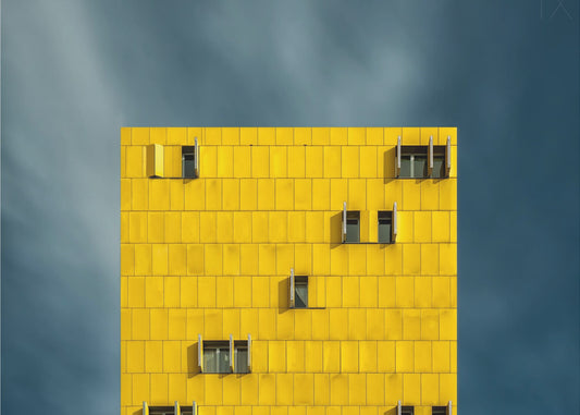 Gelb und Blau | Tapete