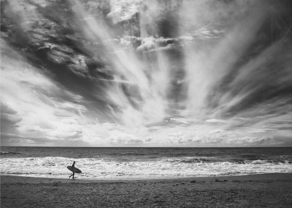 Die Einsamkeit eines Surfers | Leinwand