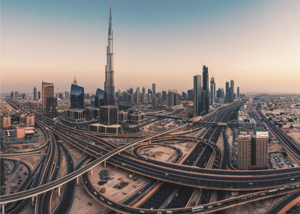 Dubai Skyline Panorama | Leinwand