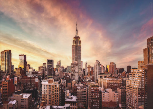 Sonnenuntergang in Midtown | Leinwand