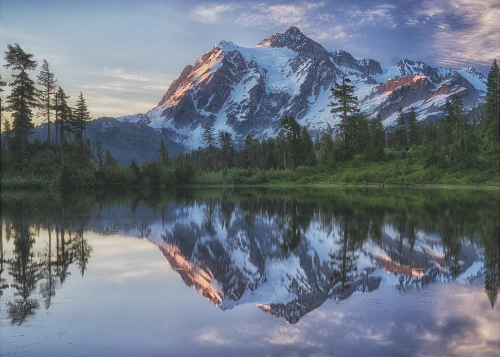 Sonnenaufgang auf dem Berg Shuksan | Poster