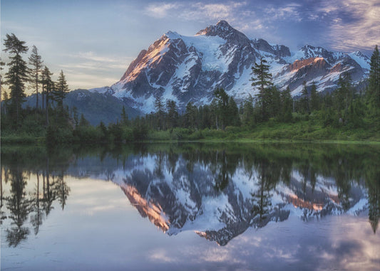 Sonnenaufgang auf dem Berg Shuksan | Leinwand
