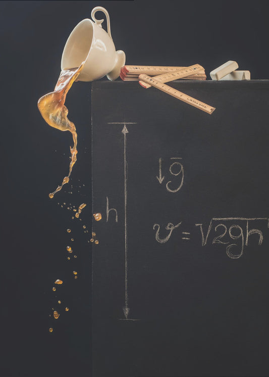 Eine Studie mit freiem Fall | Leinwand