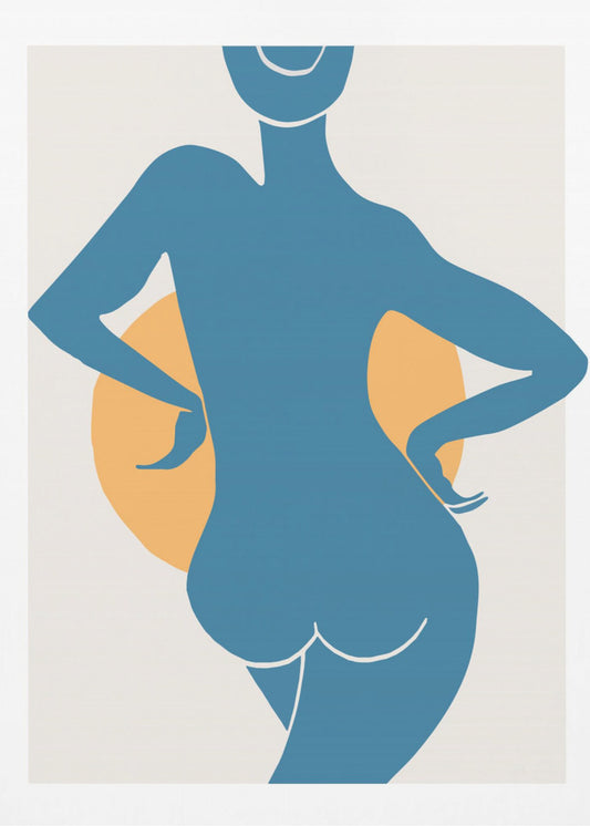 Blaue Frau | Leinwand