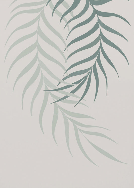 Leaf Frilly Green | Canvas