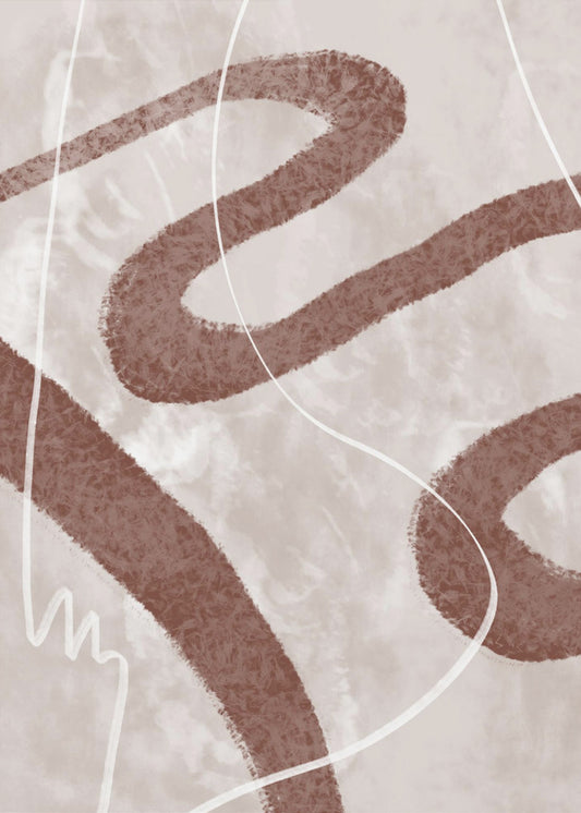 Abstraktes Flaum 02 | Leinwand