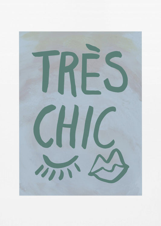 Très Chic Blue Frame | Canvas