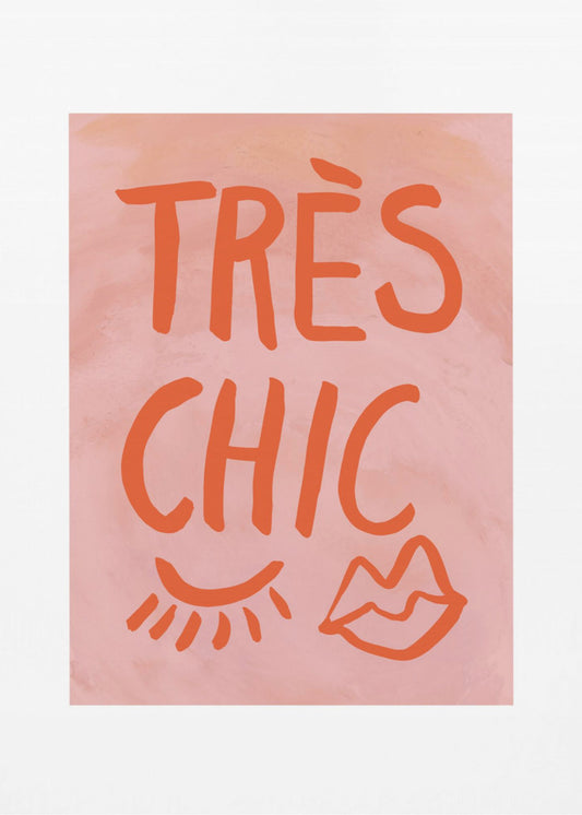 Très Chic Pink Frame | Canvas