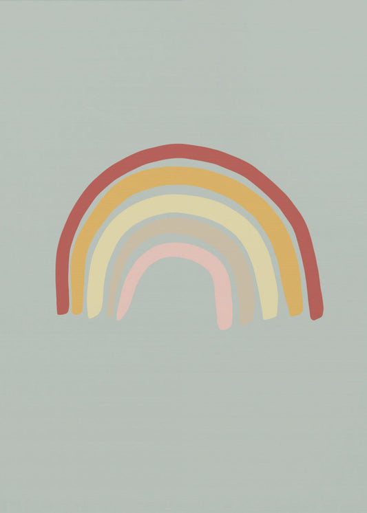 Rainbow Green | Canvas