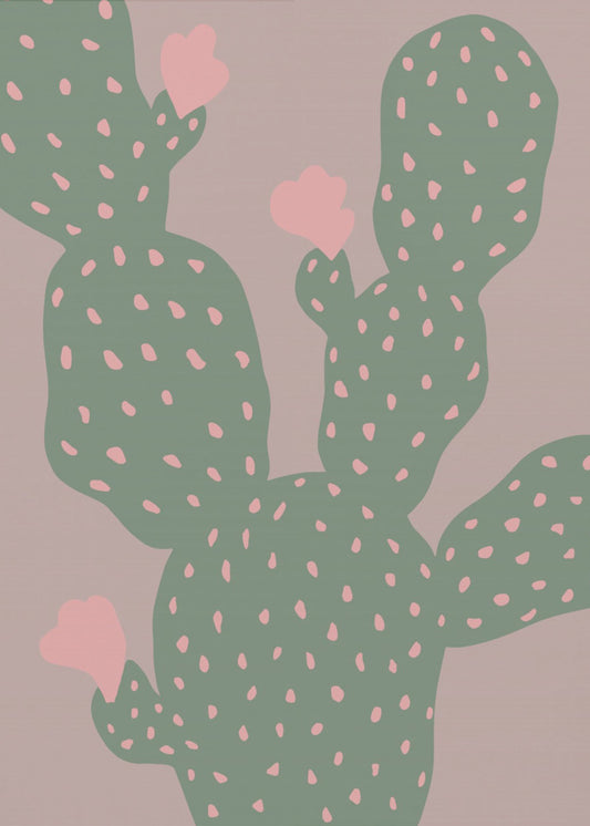 Green Cactus | Canvas