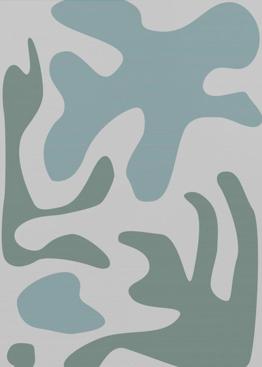 Seaweed Teal No 2 | Poster