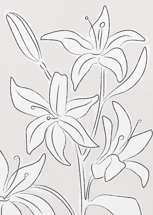 Lillies No 03 | Poster