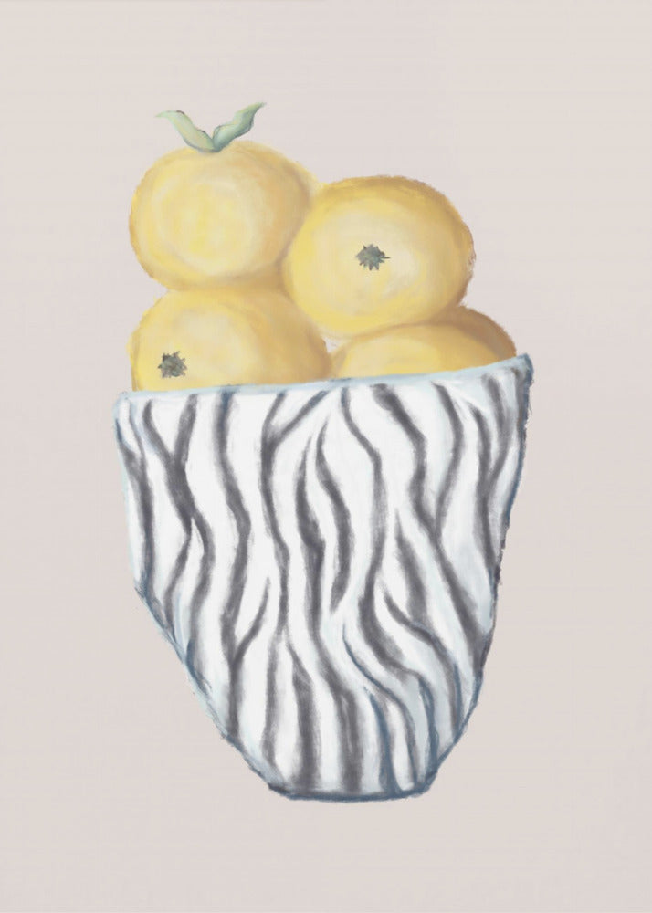Zebra-Schüssel | Poster