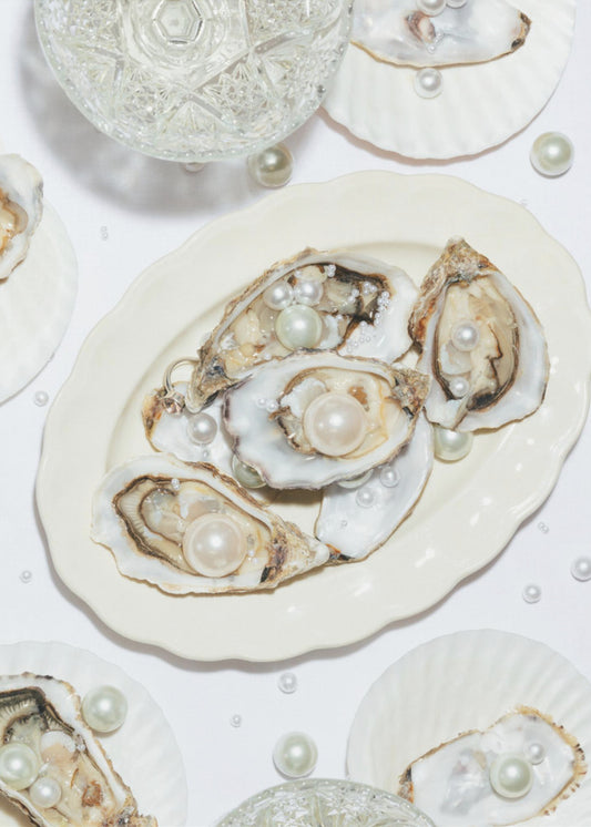 Oysters &amp; Pearls No 03 | Canvas