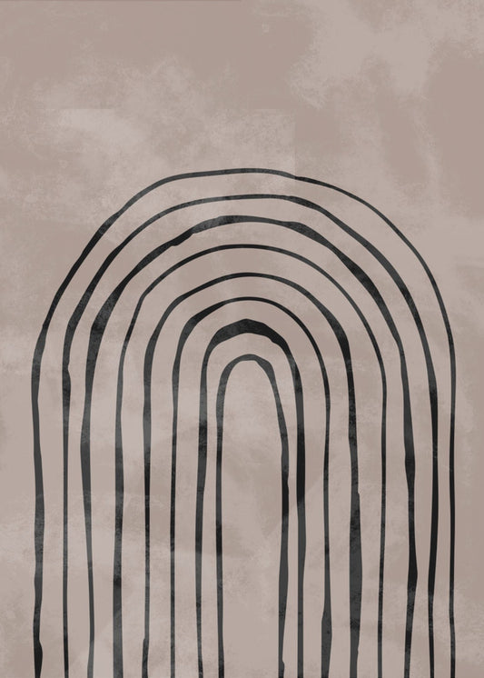 Arch_one way_004_schwarz | Leinwand