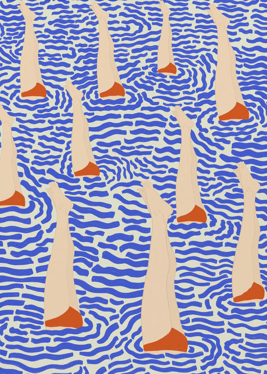 Bañistas | Leinwand