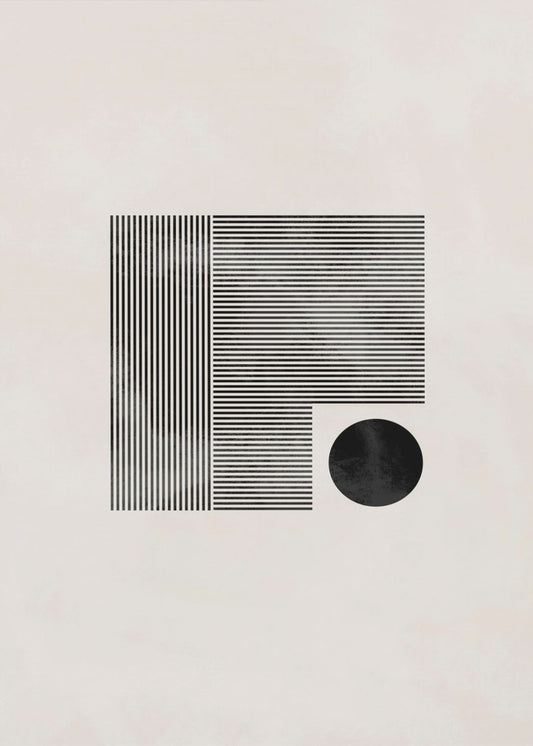Minimalistisches Quadrat | Poster