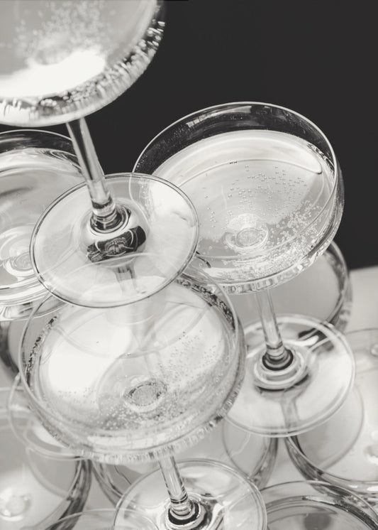 Champagne tower_5 | Canvas