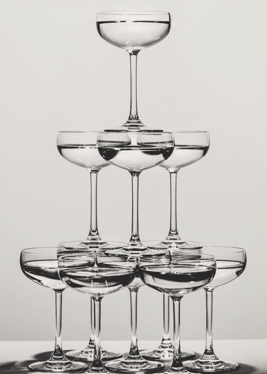 Champagne tower_6 | Canvas