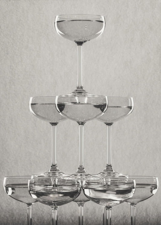 Champagne tower_9 | Canvas