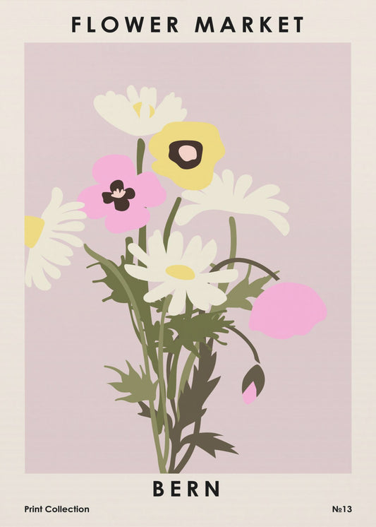 Flower Market Bern | Poster