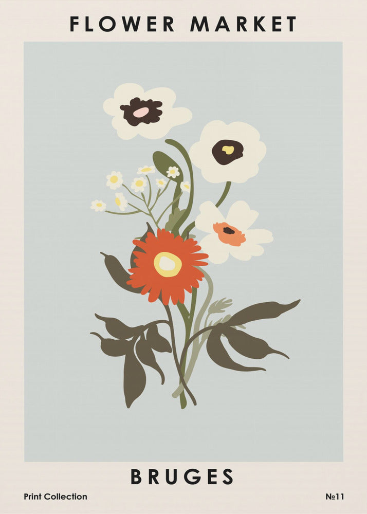 Blumenmarkt Brügge | Poster