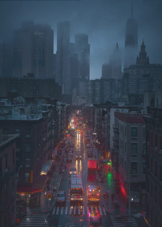 Regen in Chinatown | Poster