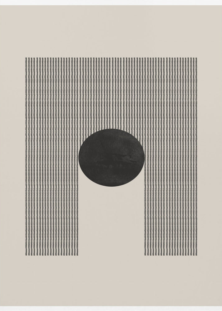 Geometrische Finsternis | Leinwand