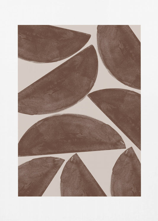 Earthy Crescents | Canvas