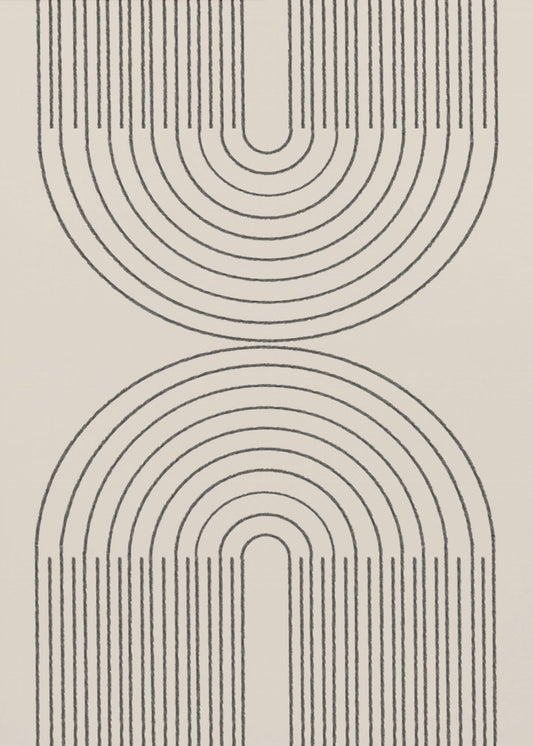 Symmetrische Echos | Leinwand