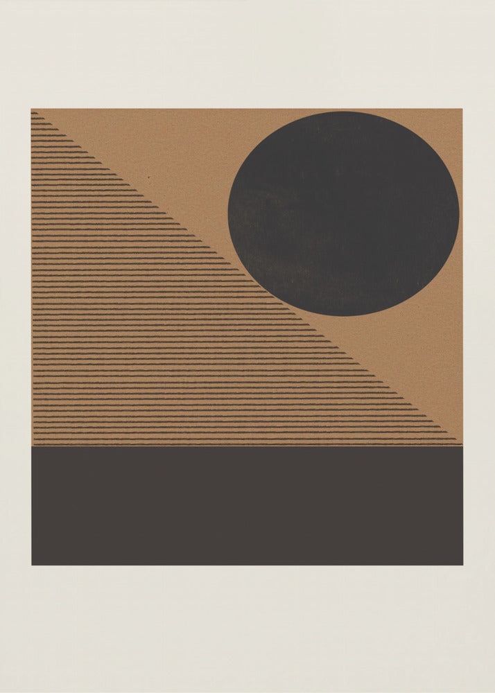 Geometrische Finsternis | Leinwand